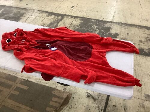Funziez! Adult Lobster Onesie, Medium - Lot 809