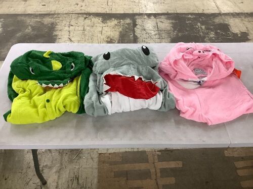 Lot of (6) Funziez! Adult Onesies - See Pics - Lot 299