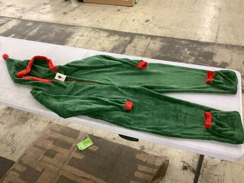 Adult Elf Onesie, Unknown Size - Lot 592