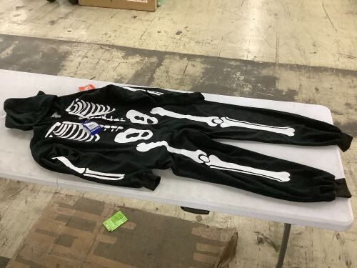 Funziez! Adult Skeleton Onesie, Medium  - Lot 594