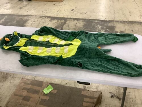 Adult Dinosaur Onesie, Medium  - Lot 615