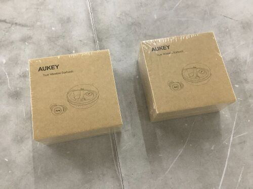 Lot of (2) Aukey True Wireless Earbuds  - Lot 566