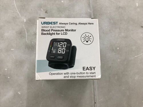 Electronic Wrist Blood Pressure Monitor  - Lot 712