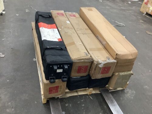 Lot of (8) 10' x 10' Pop Up Canopies - Uninspected - Lot 117