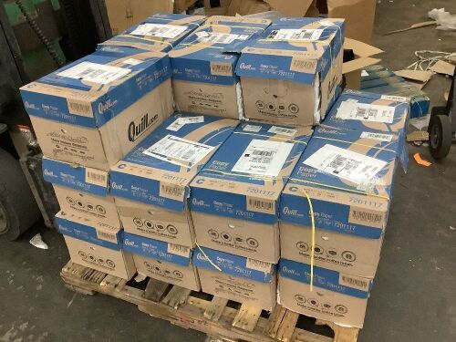 Pallet of (20) Cases of Quill 11" x 17" Copy Paper, 92 Brightness, 20lb, 2500 Sheets  - Lot 174
