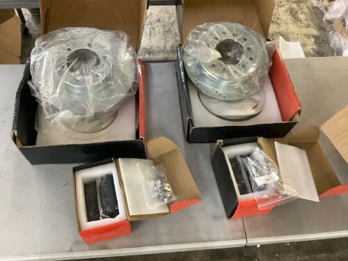 Front & Rear Brake Set, Pads & Rotors  - Lot 215