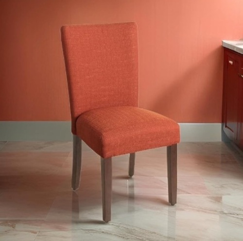 HomePop Parsons Classic Upholstered Accent Dining Chair, Single Pack, Orange$89.99 - Lot 83