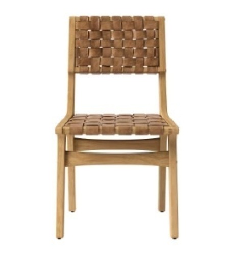 Ceylon Woven and Wood Dining Chair Brown/Natural - Threshold™ $150.00 - Lot 92