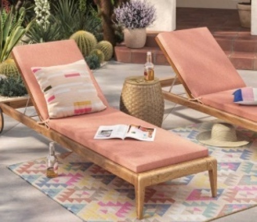 5'x7' Tapestry Rectangular Woven Outdoor Area Rug Multicolor Pastels - Threshold™ $60.00 - Lot 115