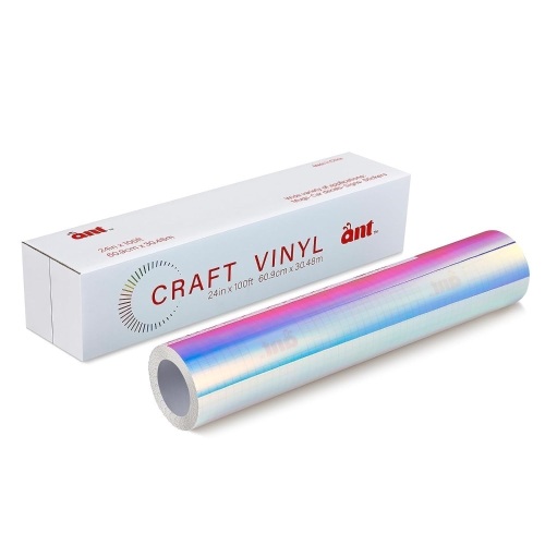 ANT Holographic Vinyl Transparent with Blue Light Ahesive Vinyl - Lot 3387