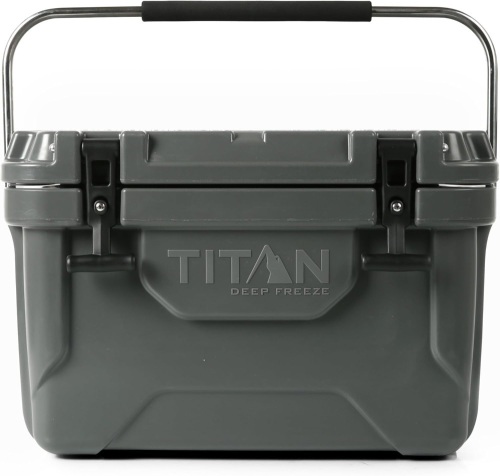Titan Hard Ice Chest Cooler Roto Cooler with Microban Protection and Deep Freeze Insulation - Lot 3397