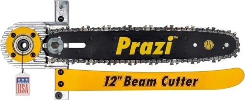 Prazi 12" Beam Cutter Attachment for Circular Saws – For 7-1/4" Circular Saws, Non-Worm Drive – American Owned Company – Increase Cut Depth from 2-1/2” to 12” - Lot 3441