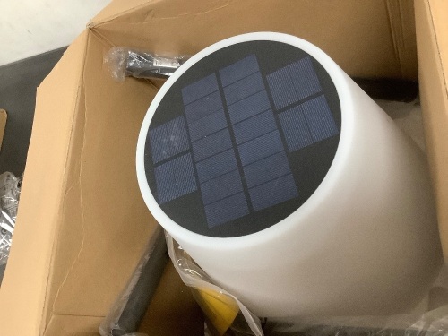 Nocturne Outdoor Solar Floor Lamp with Bluetooth Speaker 100% Solar Powered Fully Weatherproof | Patios, Decks, Outdoor Spaces | Cricket 2.0 Light + Sound) - Lot 3450