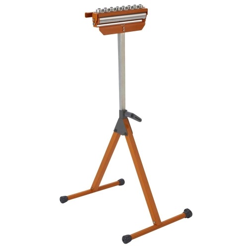 BORA Portamate PM-5093 Tri Function Pedestal Roller 11.25" Polished Steel Roller, Ball Bearing Multi-Directional Rollers - Lot 3455