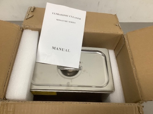 Ultrasonic Cleaner - Lot 3480
