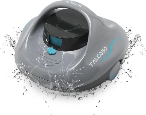 Cordless Pool Vacuum, Robotic Pool Cleaner, Lasts up to 120 Mins,Automatic Pool Vacuum Cleaner with Self-Parking Ideal for Above Ground and Inground Flat Pools up to 850 Sq.ft - Lot 3493