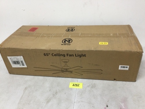 65in Ceiling Fan Light - Lot 3767