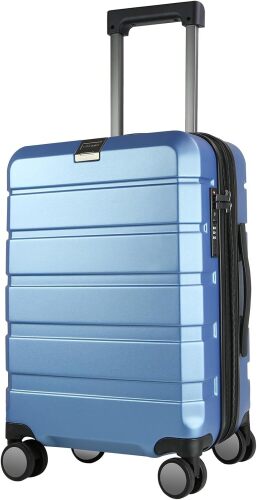KROSER Hardside Expandable Carry On Luggage with Spinner Wheels - Lot 3547