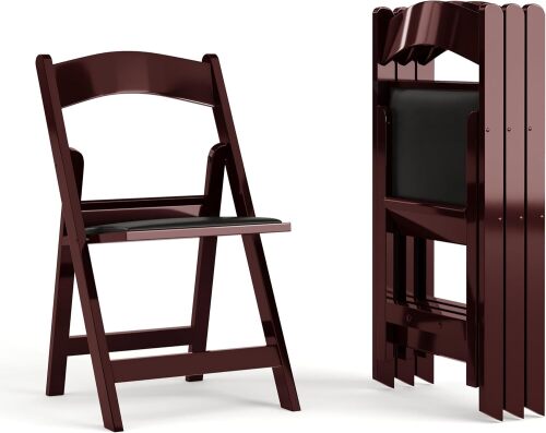 Folding Chairs for Weddings and Formal Events, Stackable - Lot 3600