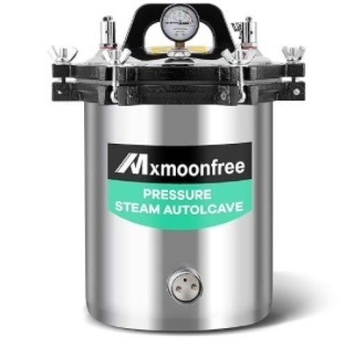 12L Lab Autoclave, Portable Steam Autoclave for Lab Equipment, Culture Medium, Glassware, Jar Canning 110v $235.99 - Lot 68