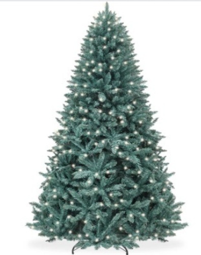 6' Pre-Lit Blue Spruce Christmas Tree w/ Foldable Base, Incandescent Lights $236.99 - Lot 71