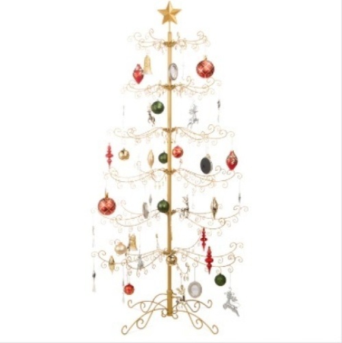 Wrought Iron Christmas Tree Ornament Display w/ Easy Assembly, Stand - 6ft $218.99 - Lot 119
