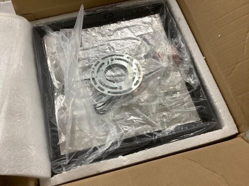 Pia Ricco 12 in. 2-Light Matte Black Flush Mount Light Fixture  - Lot 259