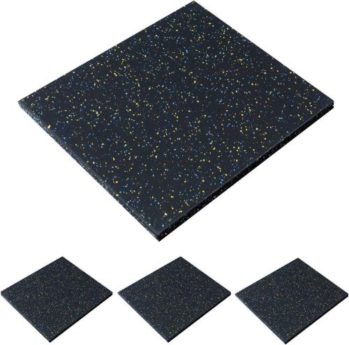 Interlocking  Heavy Duty Rubber Flooring, 20" x 20", 4 pack  - Lot 300