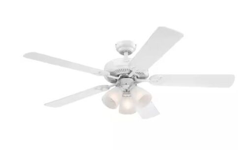 Westinghouse Vintage 52 in. LED White Ceiling Fan with Light Kit - Lot 311