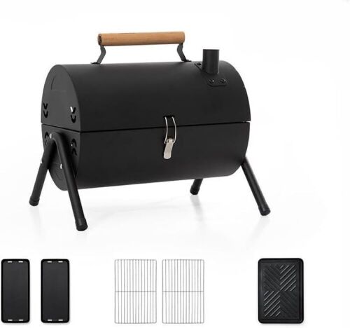 Portable Tabletop Charcoal Grill  - Lot 333
