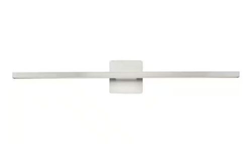 Progress Lighting Phase 5 Collection 32 in. Brushed Nickel Slim Modern 3CCT Integrated LED Linear Vanity Light - Lot 350
