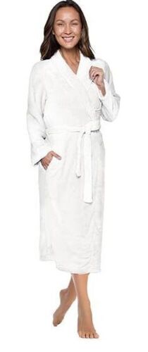 Lot of (3) Silver Lilly Women's Plush Wrap Bathrobe, L/XL - Lot 732