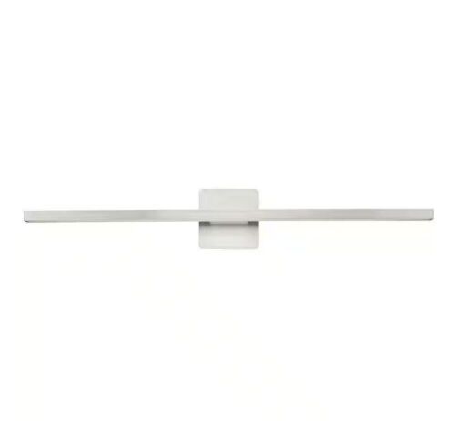  Progress Lighting Phase 5 Collection 32 in. Brushed Nickel Slim Modern 3CCT Integrated LED Linear Vanity Light - Lot 815