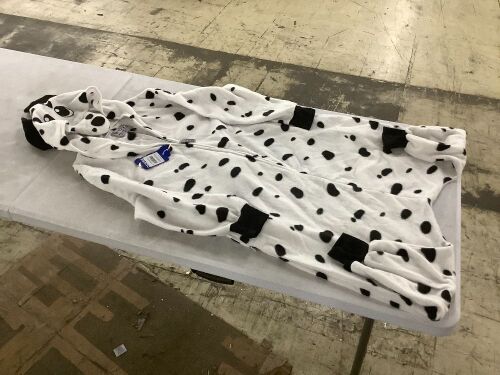 Funziez! Adult Dalmation Onesie, Medium  - Lot 838