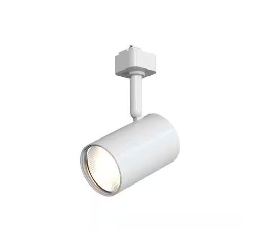 Lot of (4) Hampton Bay 1-Light White Integrated LED Linear Track Lighting Mini-Cylinder Step Head - Lot 853