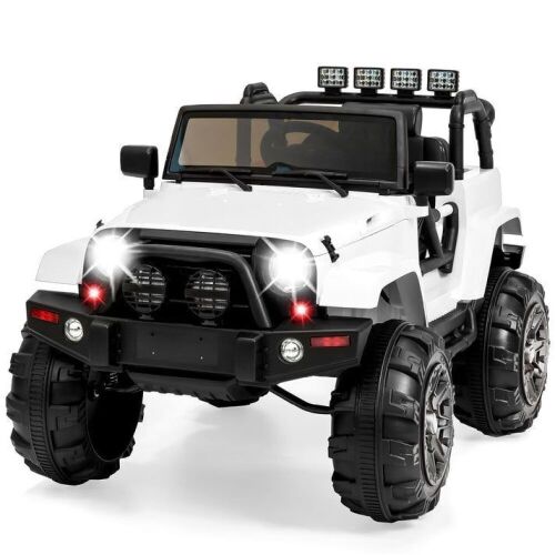 12V Kids Ride-On Truck Car Toy w/ 3 Speeds, LED, Remote, Bluetooth - Lot 26