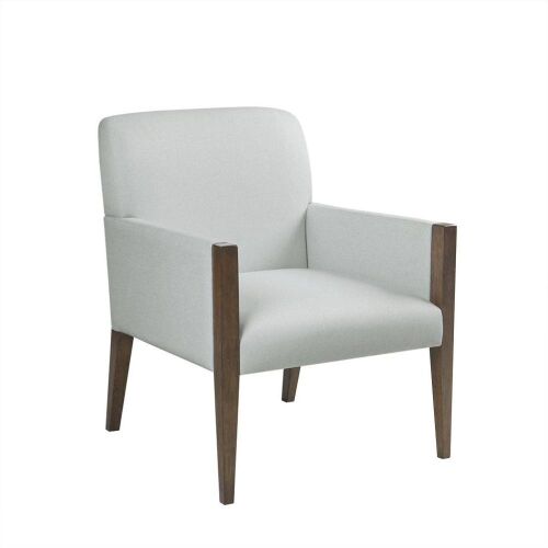 Martha Stewart Remo Upholstered Accent Chair with Ivory Finish - Lot 89