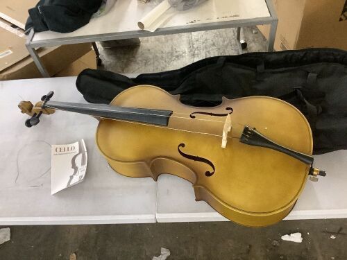 Acoustic Cello - No Bow, Broken String  - Lot 195