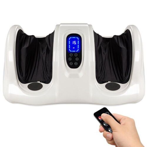 Therapeutic Foot Massager w/ High Intensity Rollers, Remote, 3 Modes - Lot 794