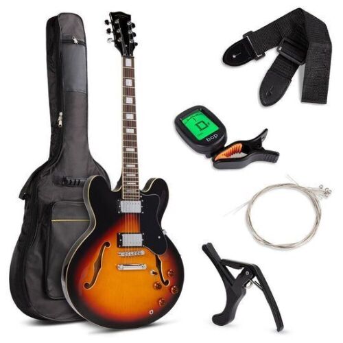 All-Inclusive Semi-Hollow Body Electric Guitar Set - Lot 260
