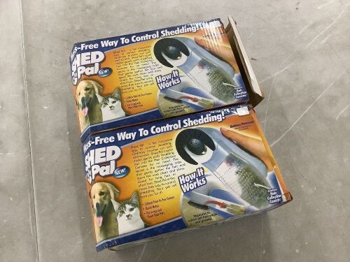 Lot of (2) ShedPal Cordless Pet Vac - Lot 699
