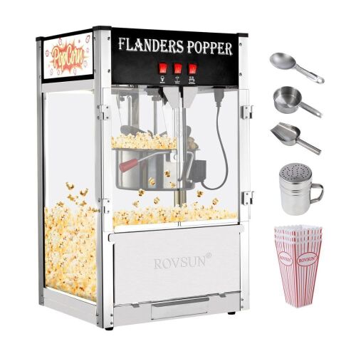 ROVSUN 1600W 120V 16oz Kettle Popcorn Machine - Lot 30