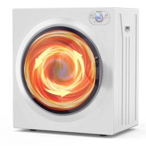 ROVSUN 9 LBS 1400W 110V Tumble Dryer Machine with LCD Control Panel - Lot 49