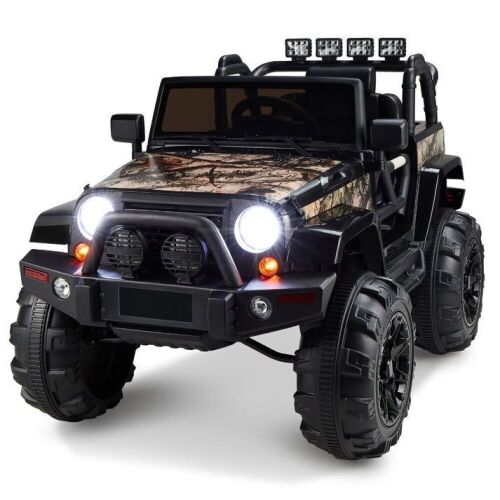 12V Kids Ride-On Truck Car Toy w/ 3 Speeds, LED, Remote, Bluetooth - Lot 39