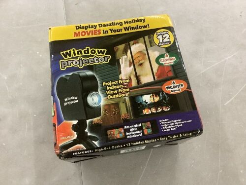 Holiday Movie Window Projector  - Lot 503