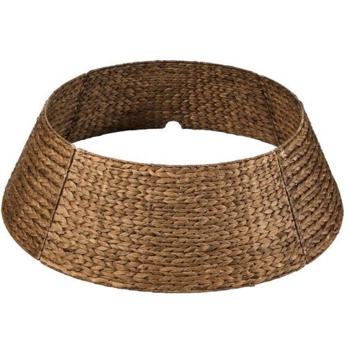 Woven Hyacinth Christmas Holiday Tree Collar - 42in - Lot 279