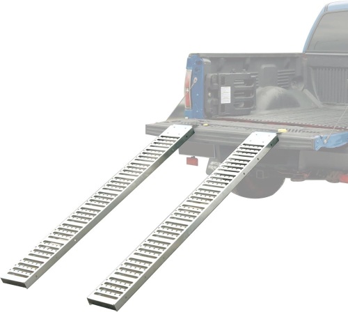 Rockland 72" x 9" Steel Loading Ramps for Motorcycle ATV Snow Blower, 1000 LBS Capacity, 2 PCS - Lot 3690