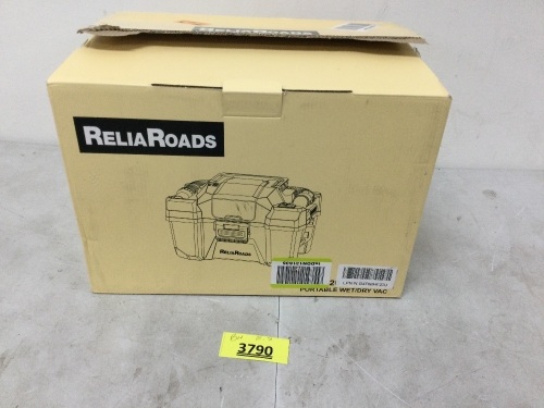 ReliaRoads Portable Wet/Dry Vac (RCSV-20) No Battery - Lot 3790
