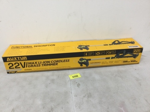 Auxtur 22v Max Li-Ion Cordless Grass Trimmer - Lot 3799