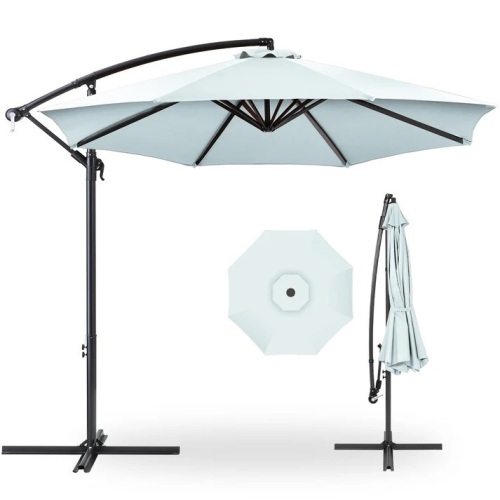 Offset Hanging Patio Umbrella - 10ft - Lot 3922